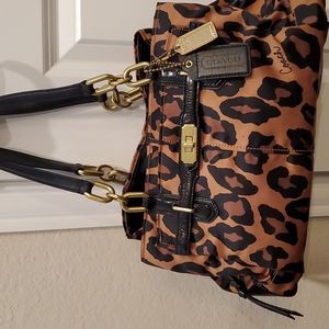 Leopard Print Coach Bag